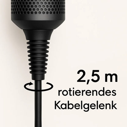 Föhn-Glätteisen 2-in-1 für müheloses Haarestyling