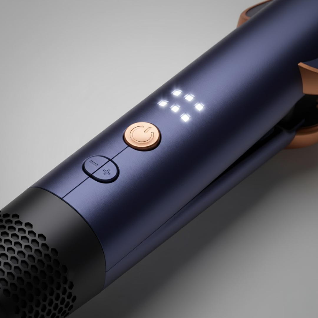 Föhn-Glätteisen 2-in-1 für müheloses Haarestyling