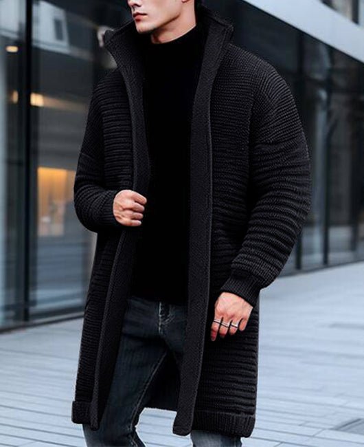 Lange Damen Strickjacke