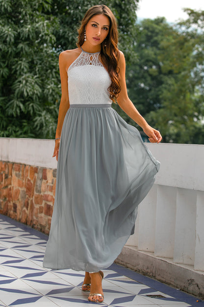 Damen Maxi Kleid Hochzeitsgastkleid - Norvielle