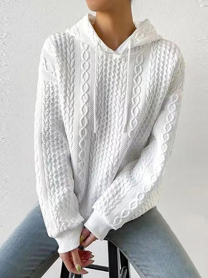 Norvielle Damen Leichter Kapuzenpullover Casual