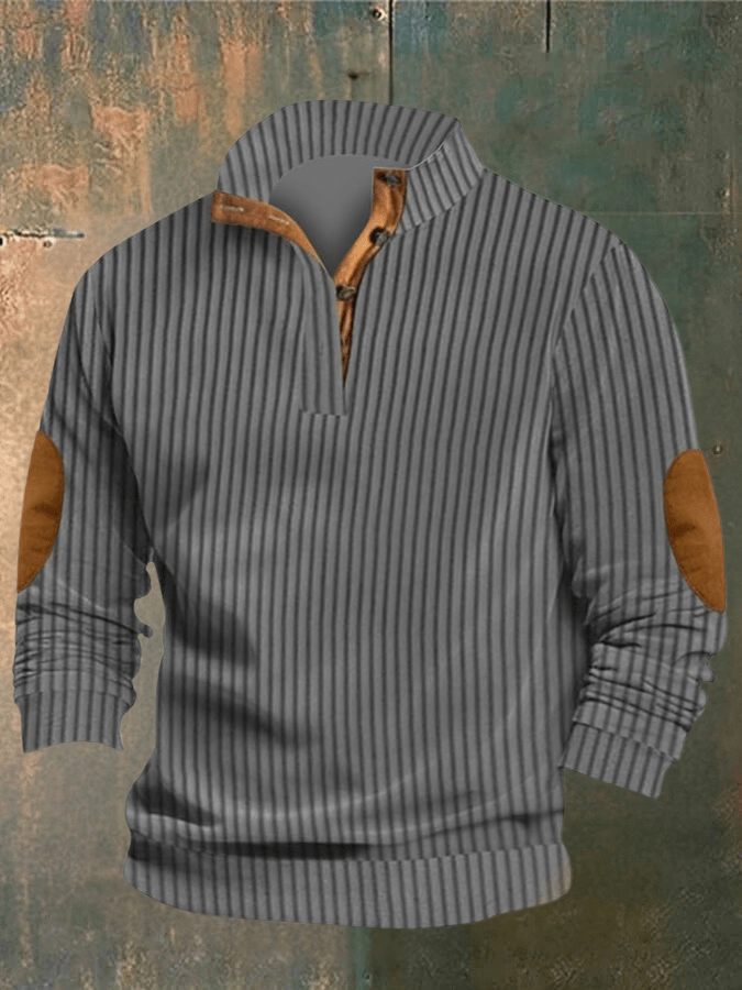 Cooper Herren Ripp-Sweater Hochkragen