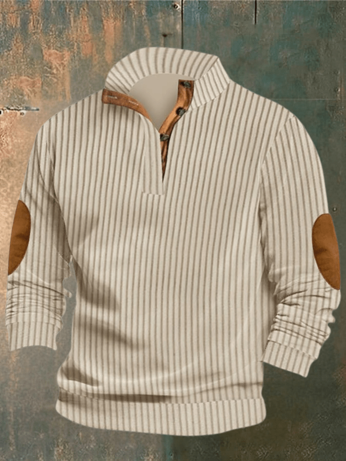 Cooper Herren Ripp-Sweater Hochkragen