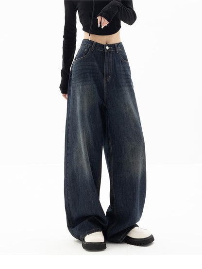 Damen Boyfriend Jeans Baggy 90er Style