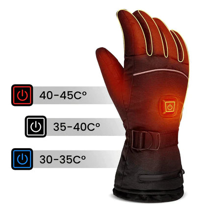 Beheizte Handschuhe Mit Touchscreen 3 Heizstufen