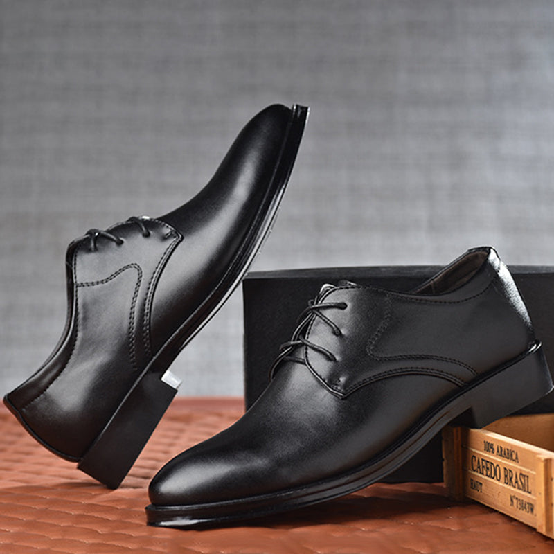 Herren Schnürschuhe Geschlossen Leder