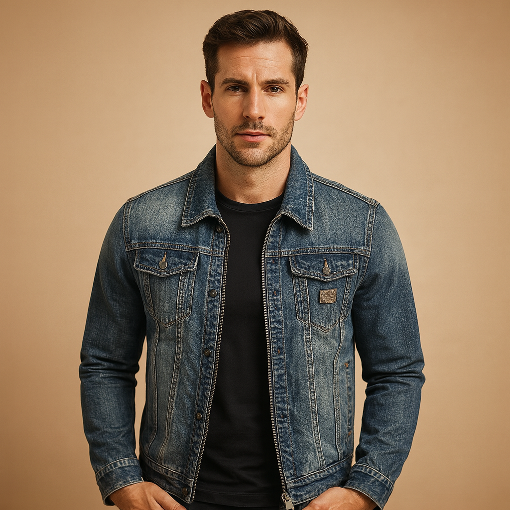 Herren Jeansjacke Nachhaltig Zeitlos wird zu:
Herren Jeansjacke - Norvielle