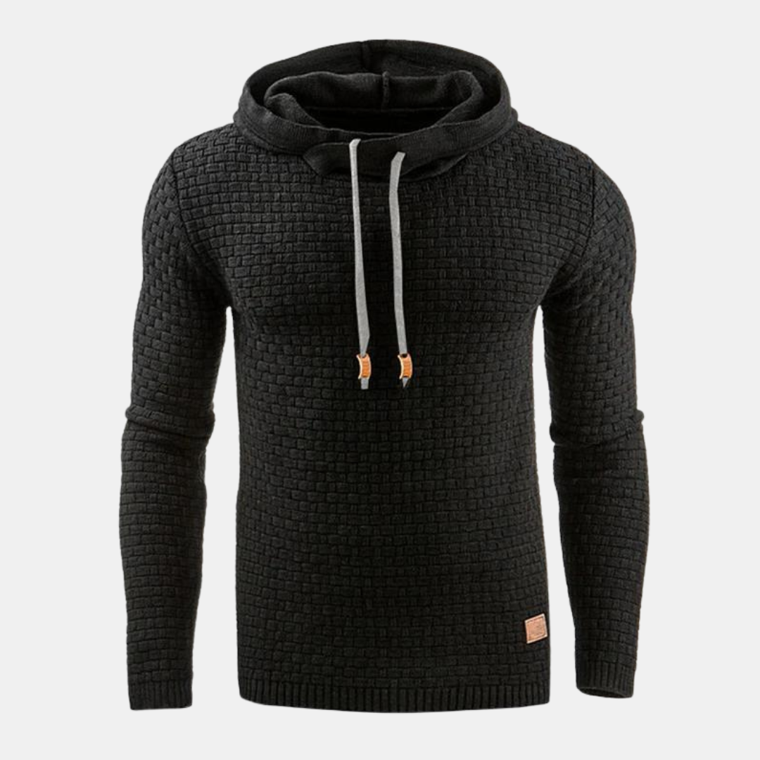 Herren Kapuzenpullover Vintage-Stil Muster