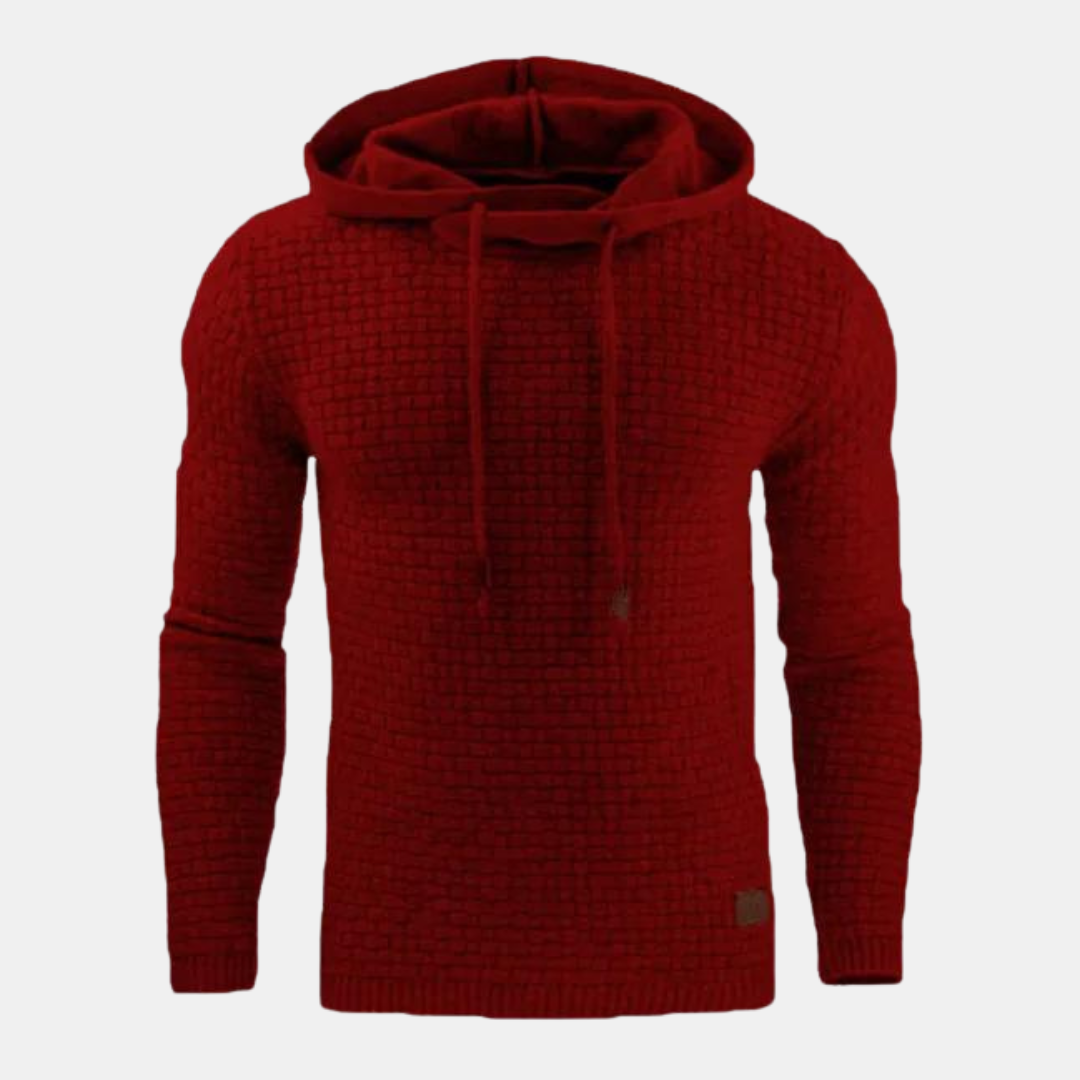 Herren Kapuzenpullover Vintage-Stil Muster
