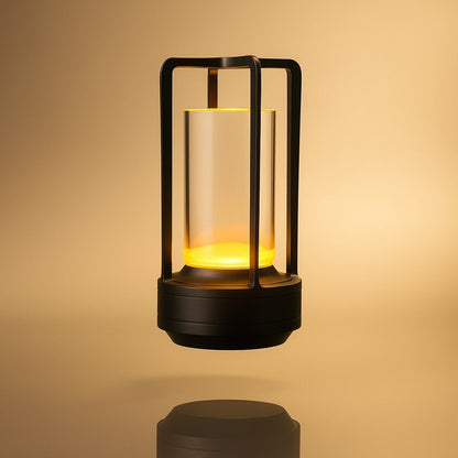 Moderne LED Tischlampe Akkubetrieb Batteriebetrieb Weiß