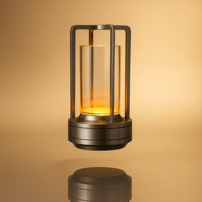 Moderne LED Tischlampe Akkubetrieb Batteriebetrieb Weiß