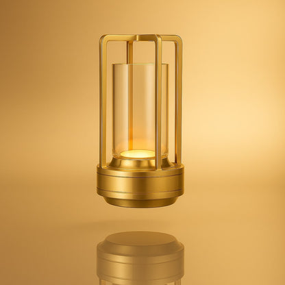 Moderne LED Tischlampe Akkubetrieb Batteriebetrieb Weiß