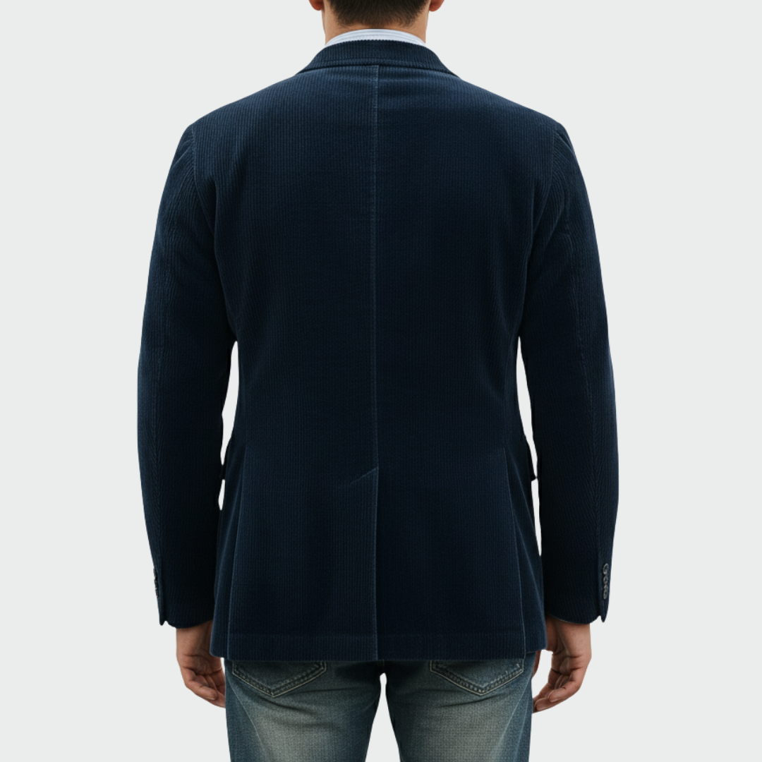 Herren Blazer Set Samt