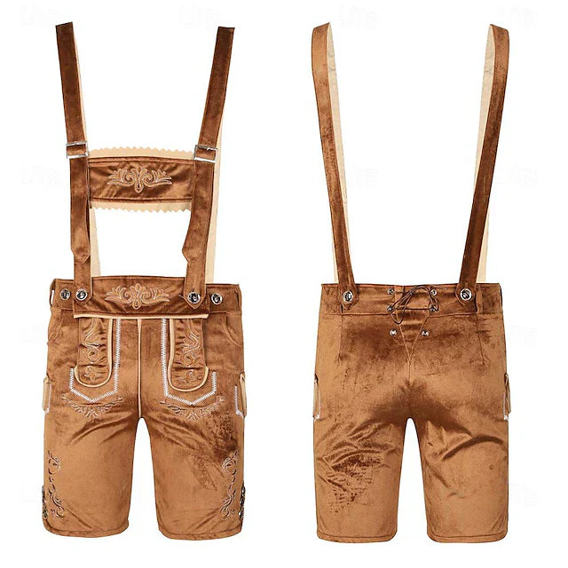 Herren Trachtenanzug Lederhose Oktoberfest Set