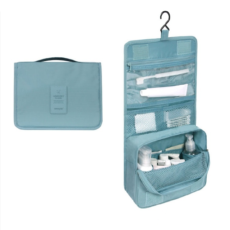 Wasserabweisende Reisekosmetiktasche mit Haken
