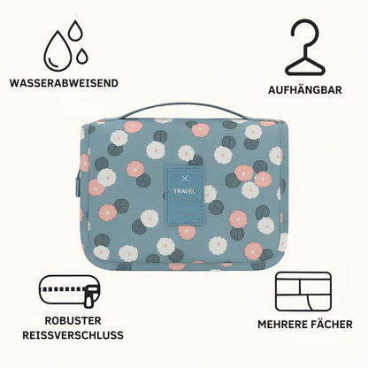 Wasserabweisende Reisekosmetiktasche mit Haken