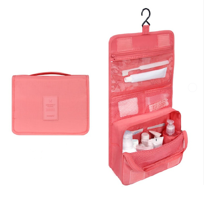 Wasserabweisende Reisekosmetiktasche mit Haken