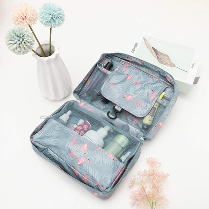 Wasserabweisende Reisekosmetiktasche mit Haken