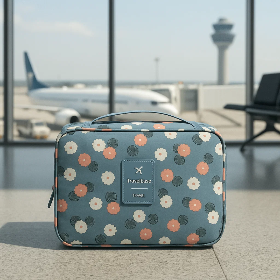 Wasserabweisende Reisekosmetiktasche mit Haken