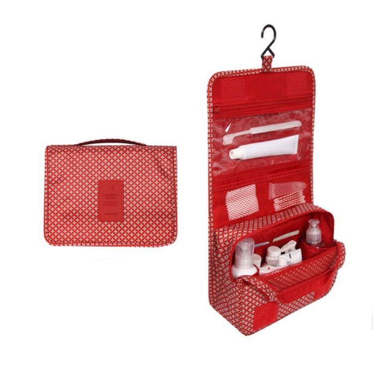 Wasserabweisende Reisekosmetiktasche mit Haken