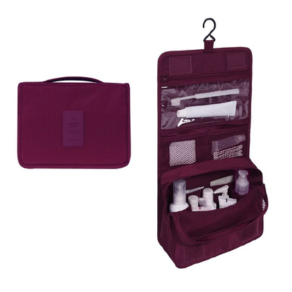 Wasserabweisende Reisekosmetiktasche mit Haken
