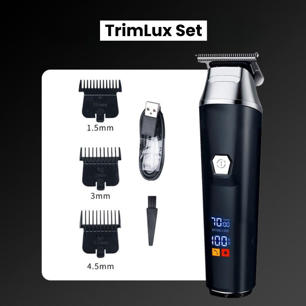 Barttrimmer Haarschneider Digitalanzeige TrimLux