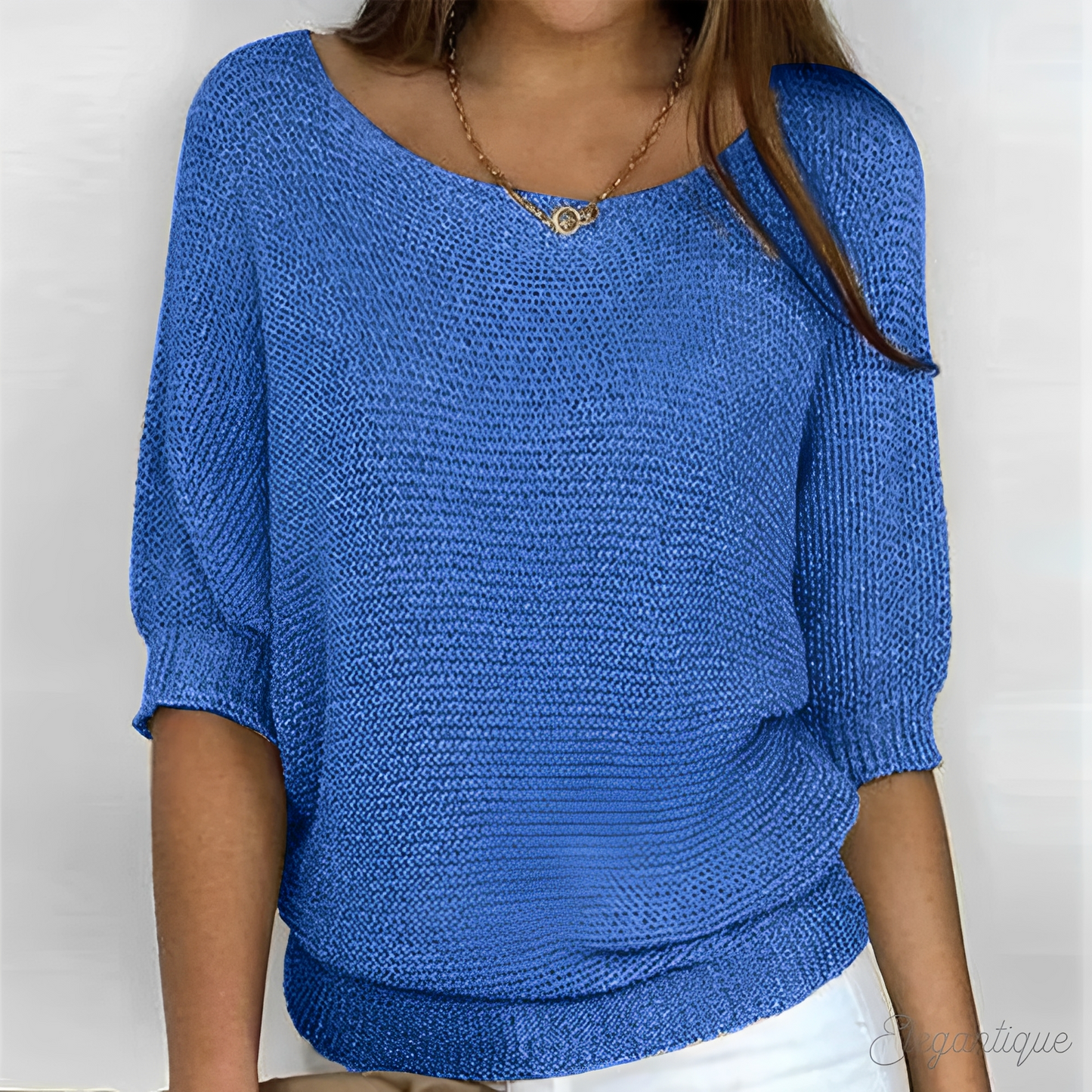 Damenpullover Elegantes Merinowoll-Modell Bequem
