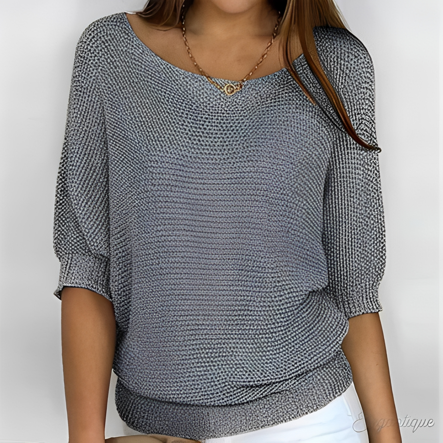 Damenpullover Elegantes Merinowoll-Modell Bequem