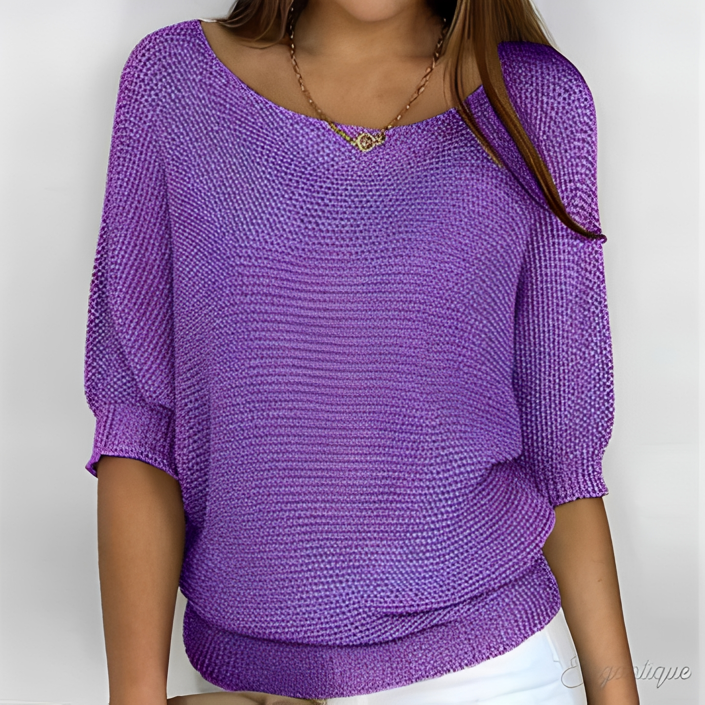 Damenpullover Elegantes Merinowoll-Modell Bequem