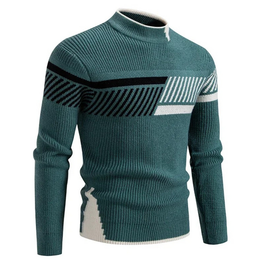 Norvielle Herren Pullover Geometrisches Muster - Norvielle