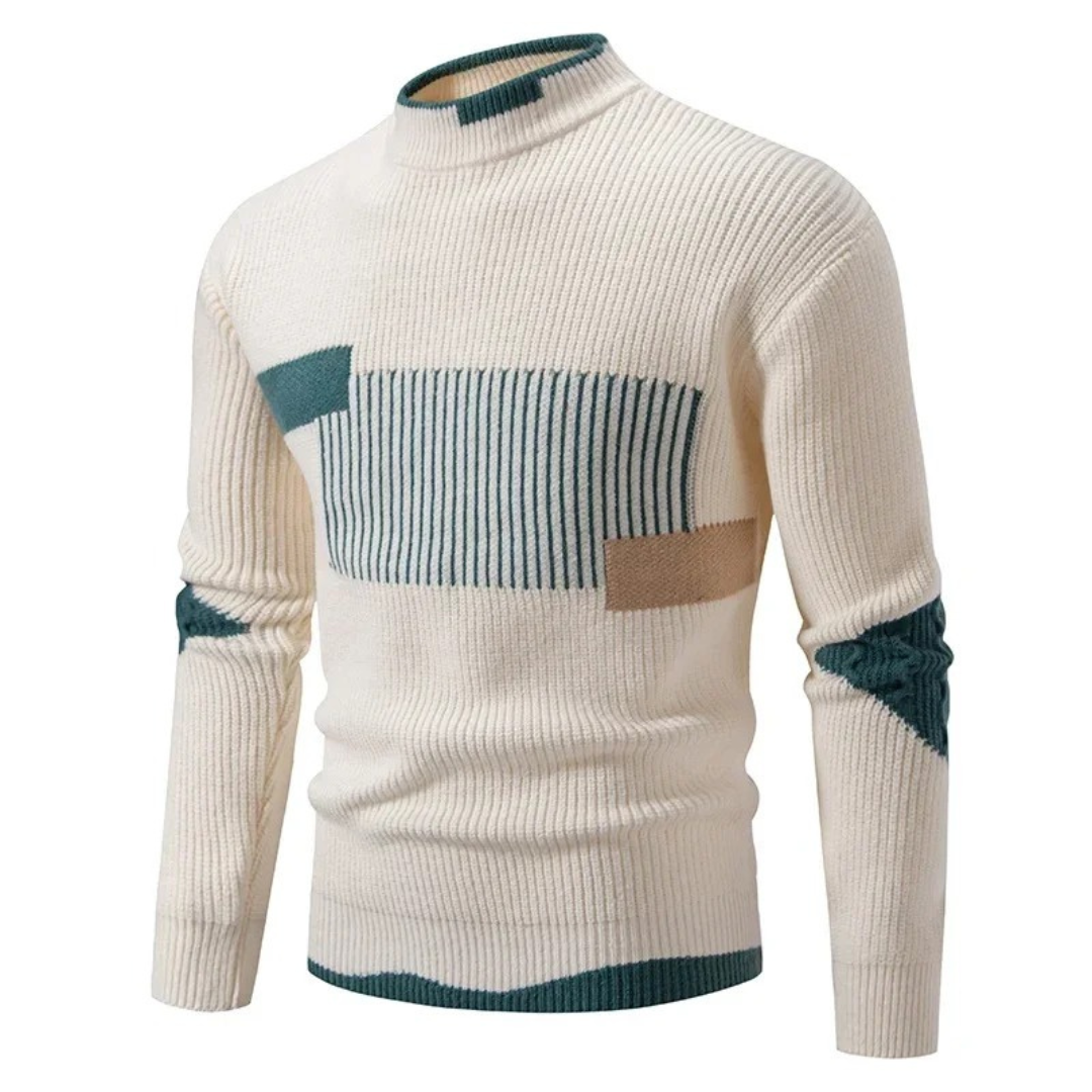 Norvielle Herren Pullover Geometrisches Muster
