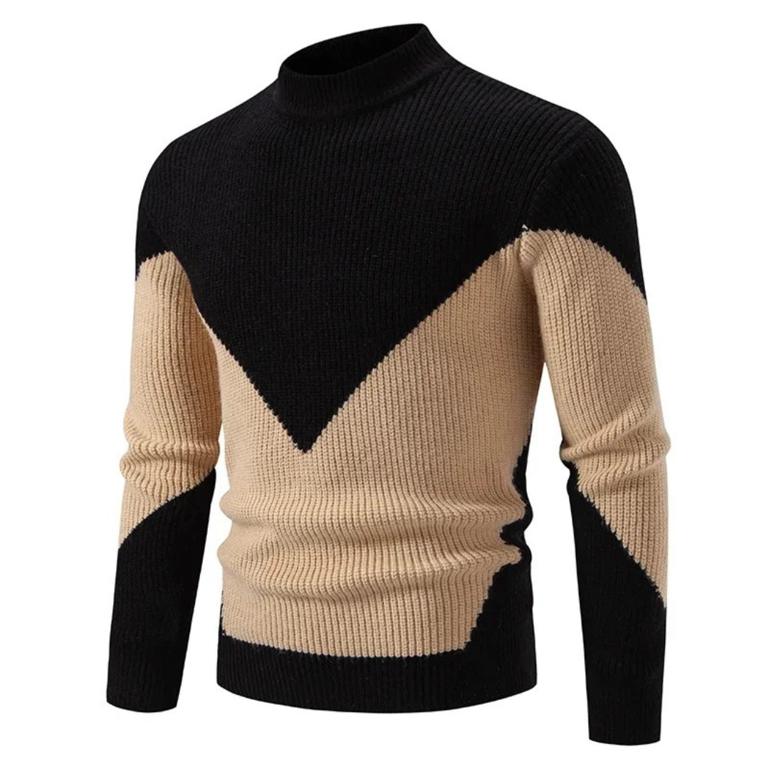 Norvielle Herren Pullover Geometrisches Muster