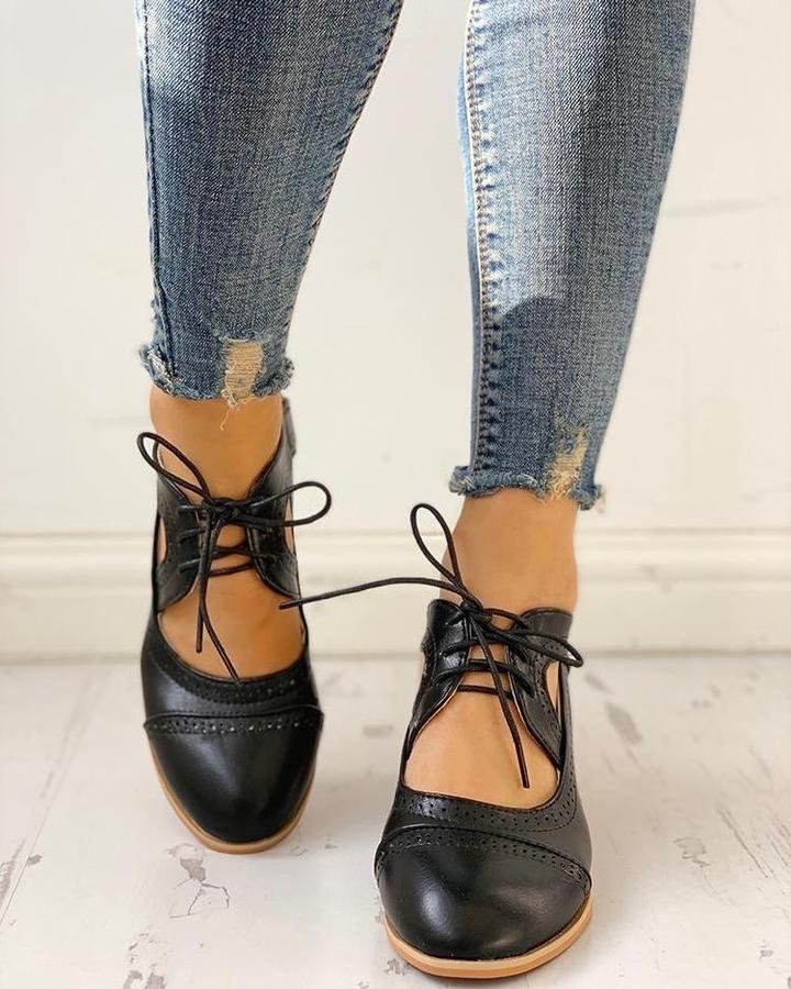 Damen Orthopädische Schuhe Retro Vintage Stil