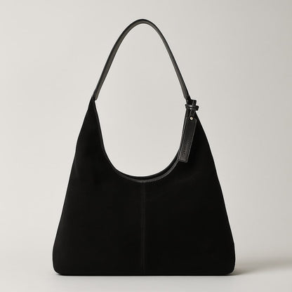 Damen Schultertasche Wildleder Vintage Leder
