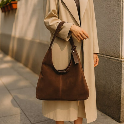 Damen Leder Umhängetasche Vintage Schultertasche