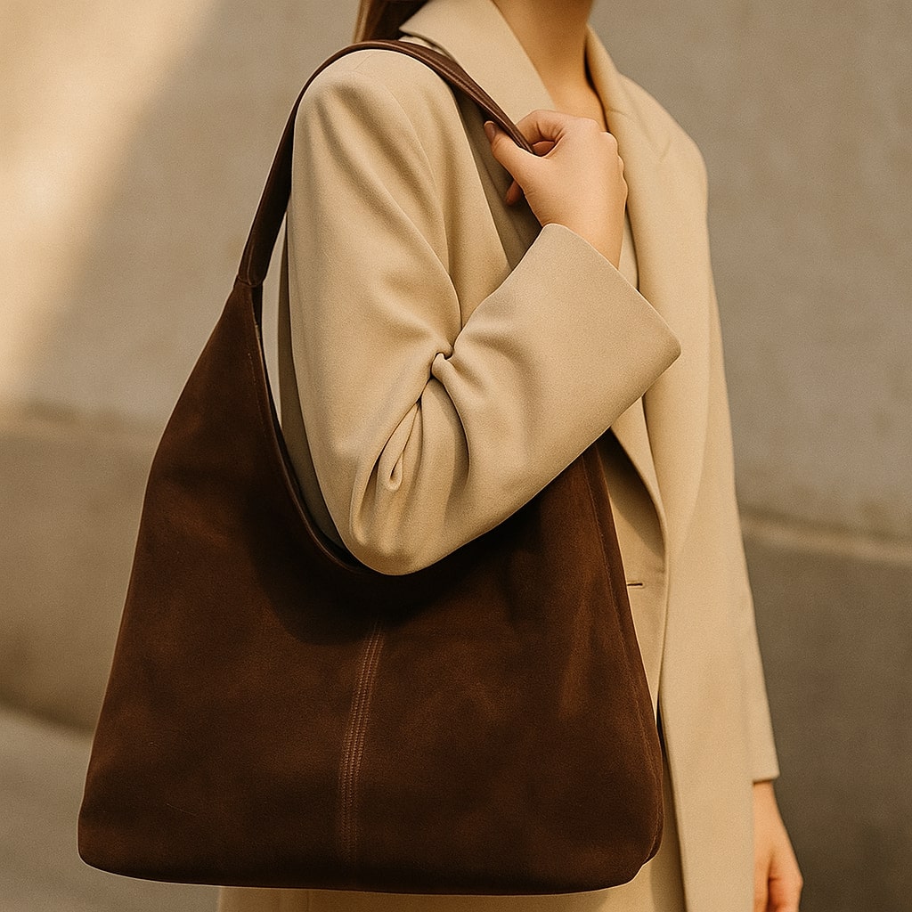 Damen Leder Umhängetasche Vintage Schultertasche