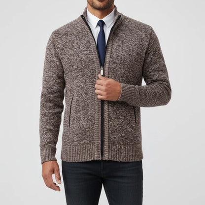 Herren Strickjacke Reißverschluss Vorne Christian