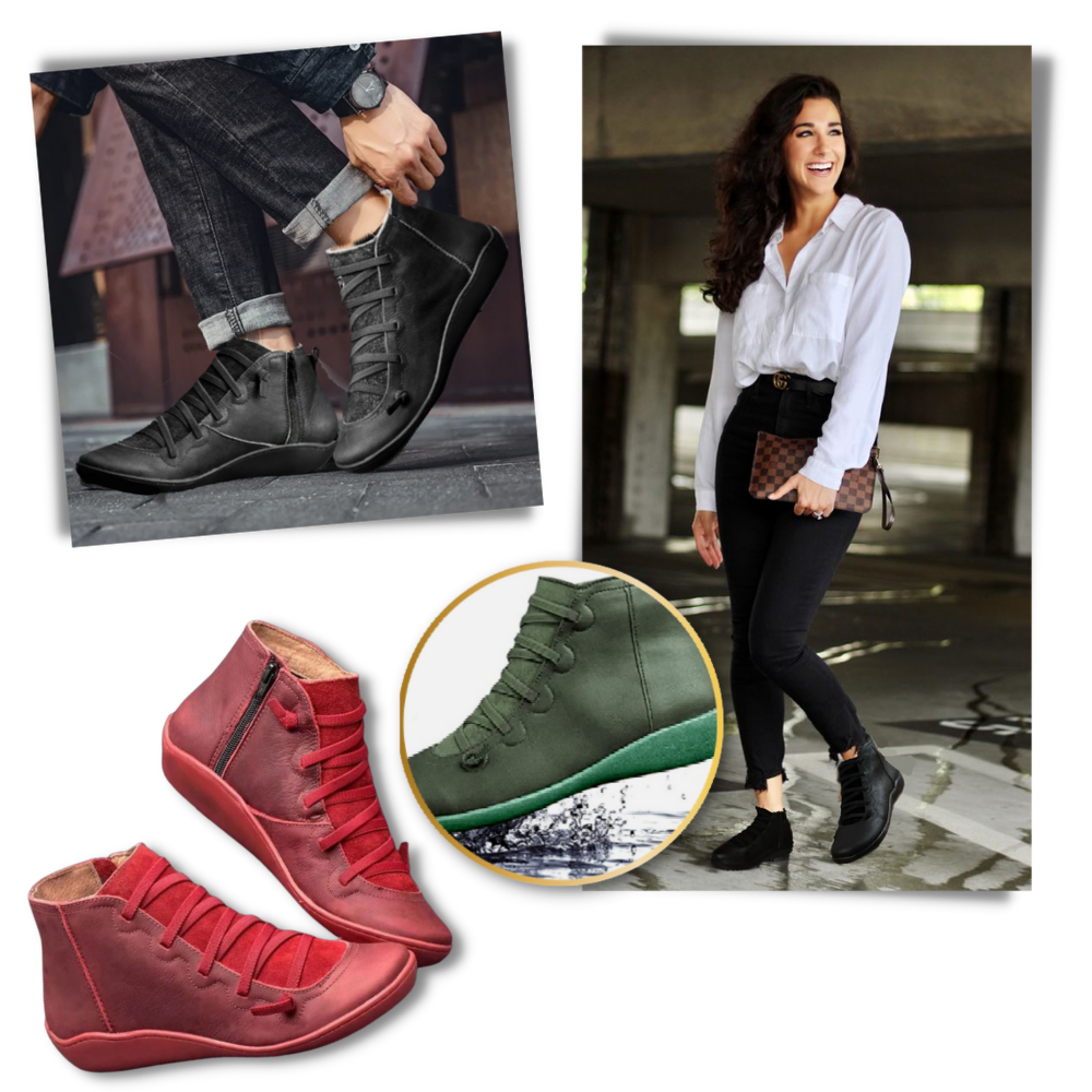 Unisex Knöchelstiefel Bequem Arch Support