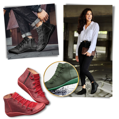Unisex Knöchelstiefel Bequem Arch Support