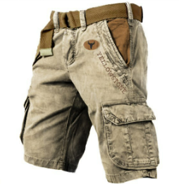 Cole Herren Cargo-Shorts Widerstandsfähig Beige