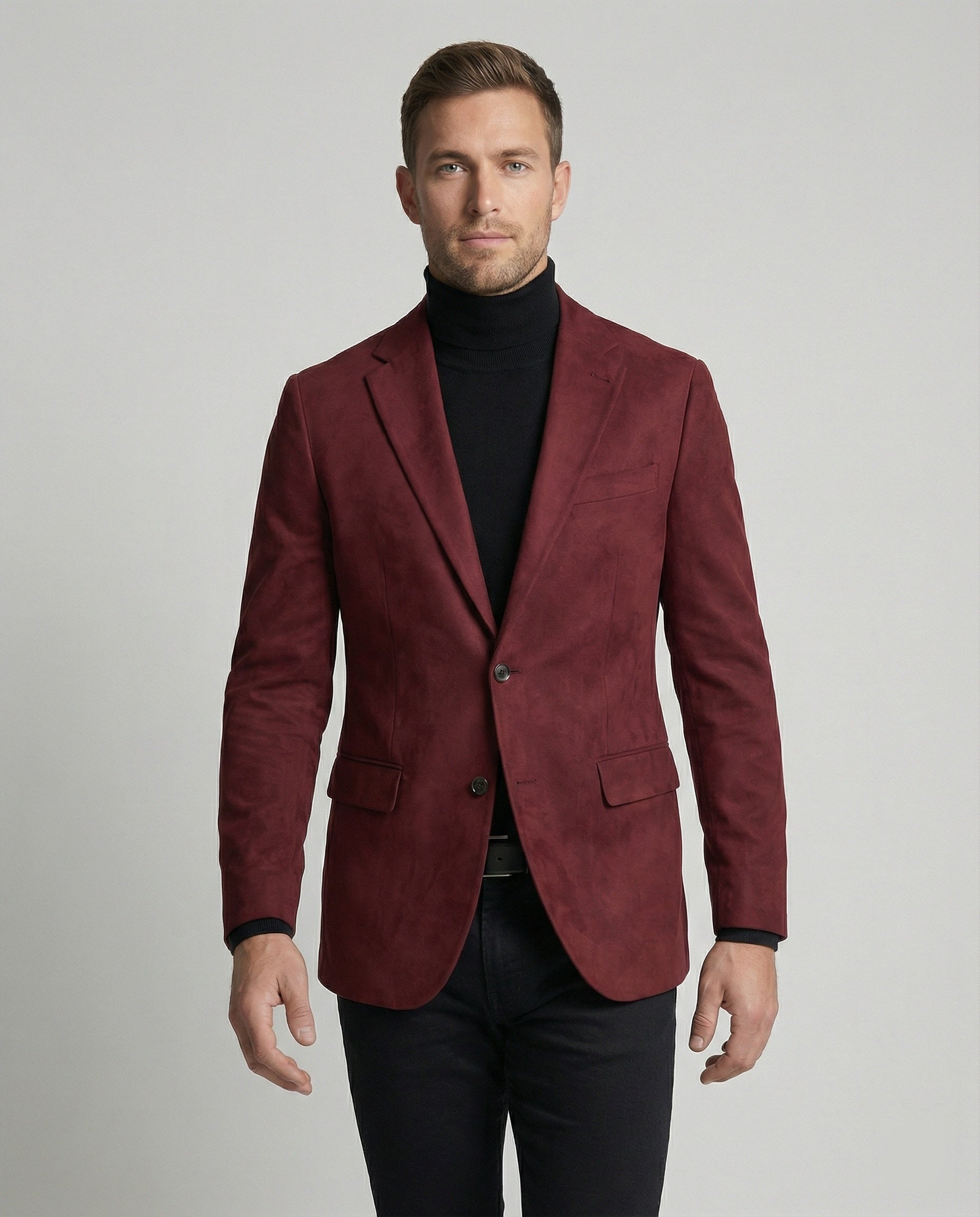 Eleganter Herren Blazer Modernes Design Schwarz - Norvielle