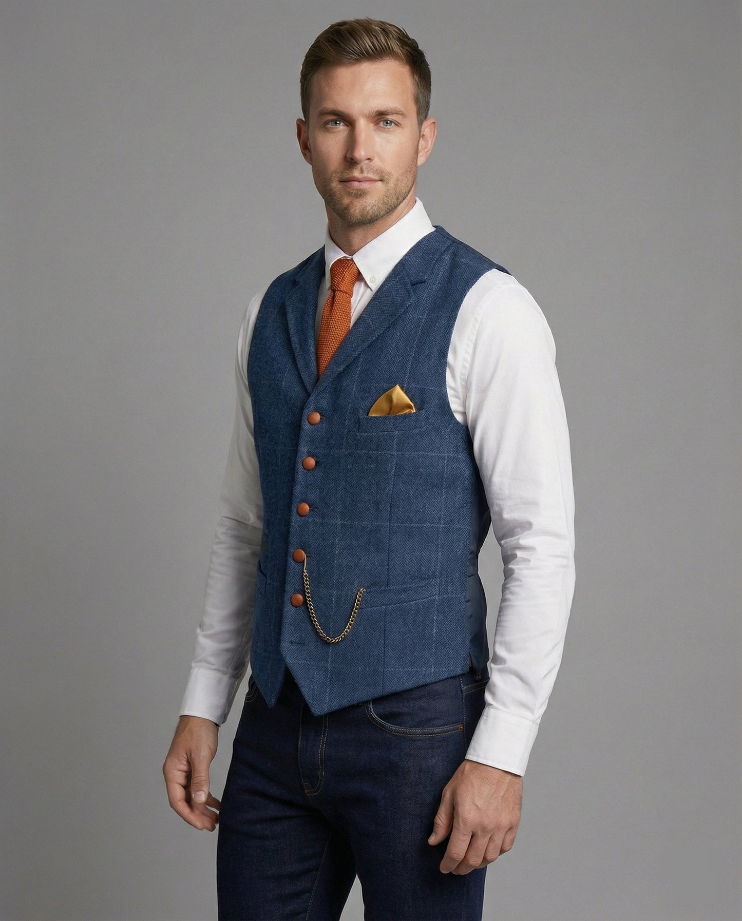Herren Vintage Weste Stilvoll - Norvielle
