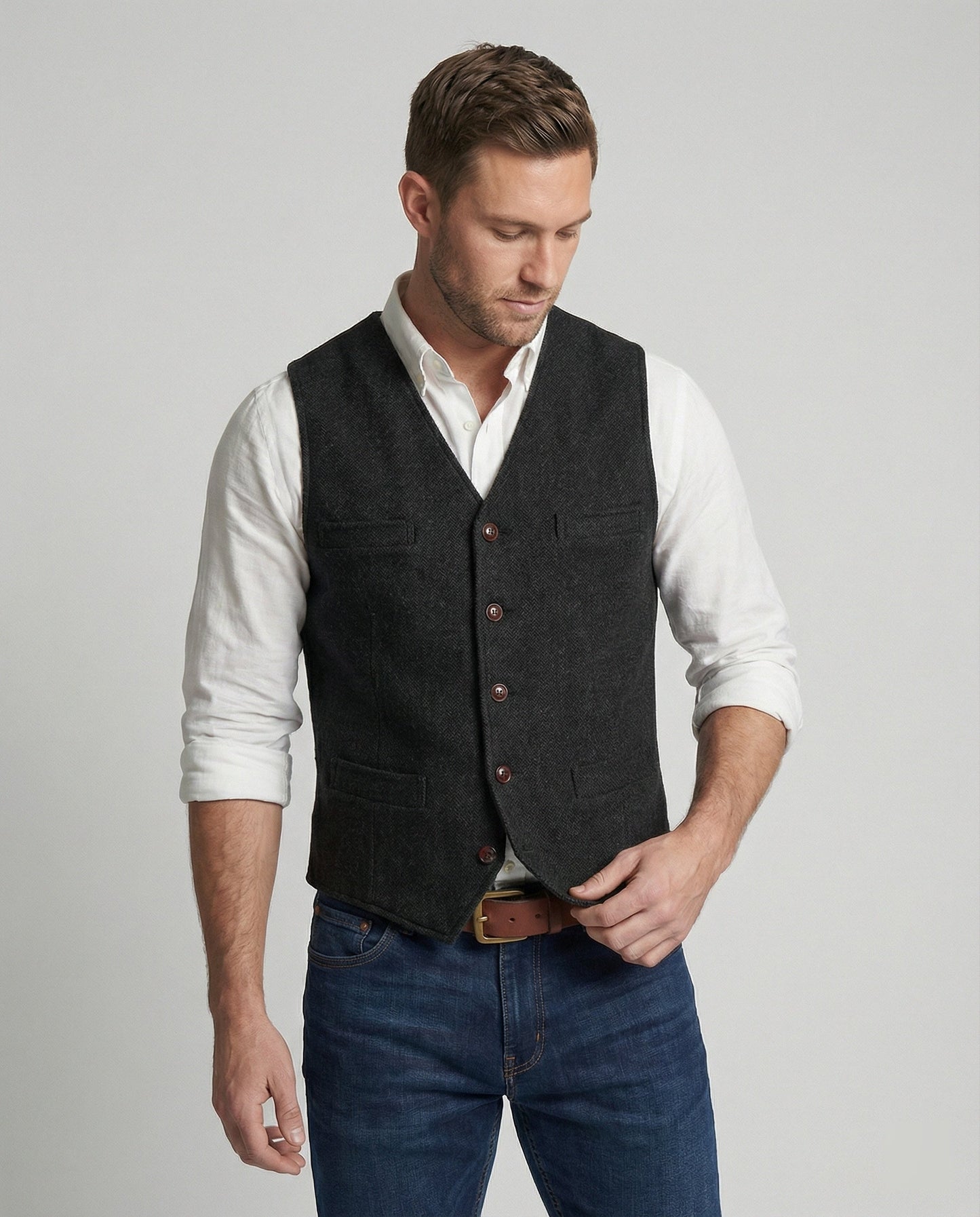 Herren Weste Modisch Stylisch - Norvielle