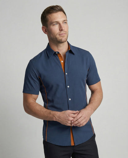 Herren Kurzarmhemd Modern - Norvielle