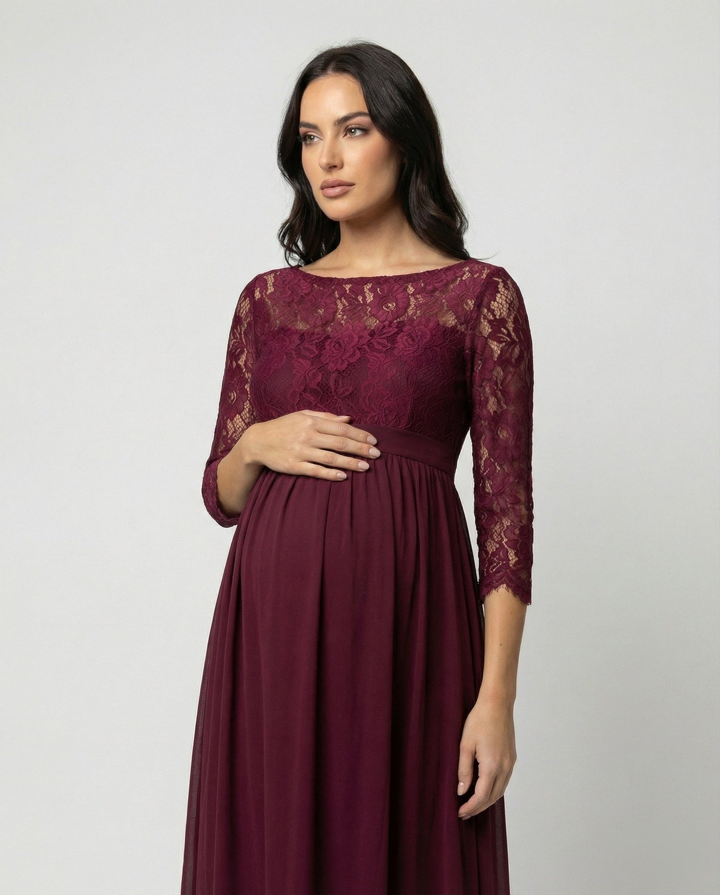 Elegantes Damen Abendkleid Schwangerschaftsmodell