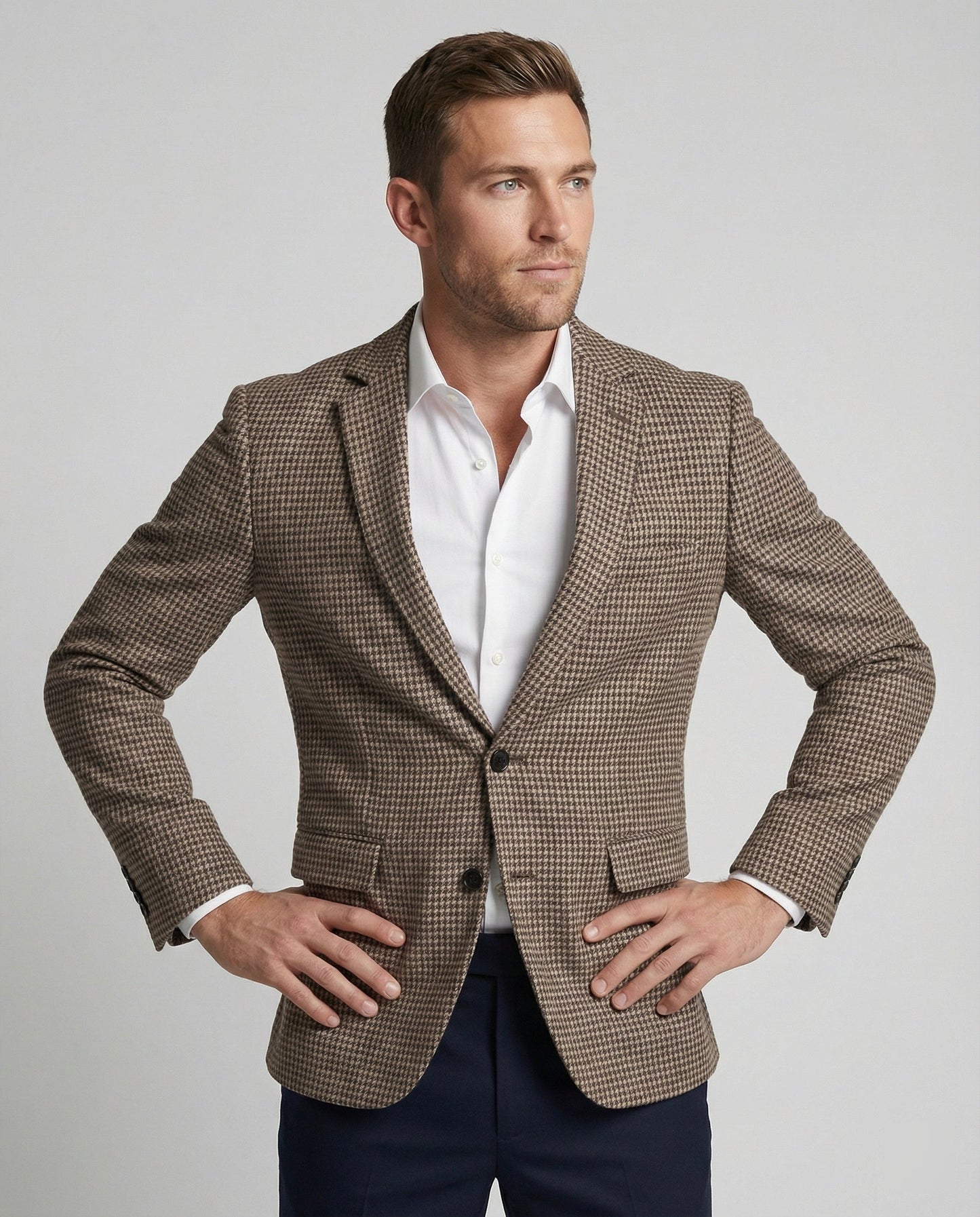 Herren Blazer kariert modern - Norvielle