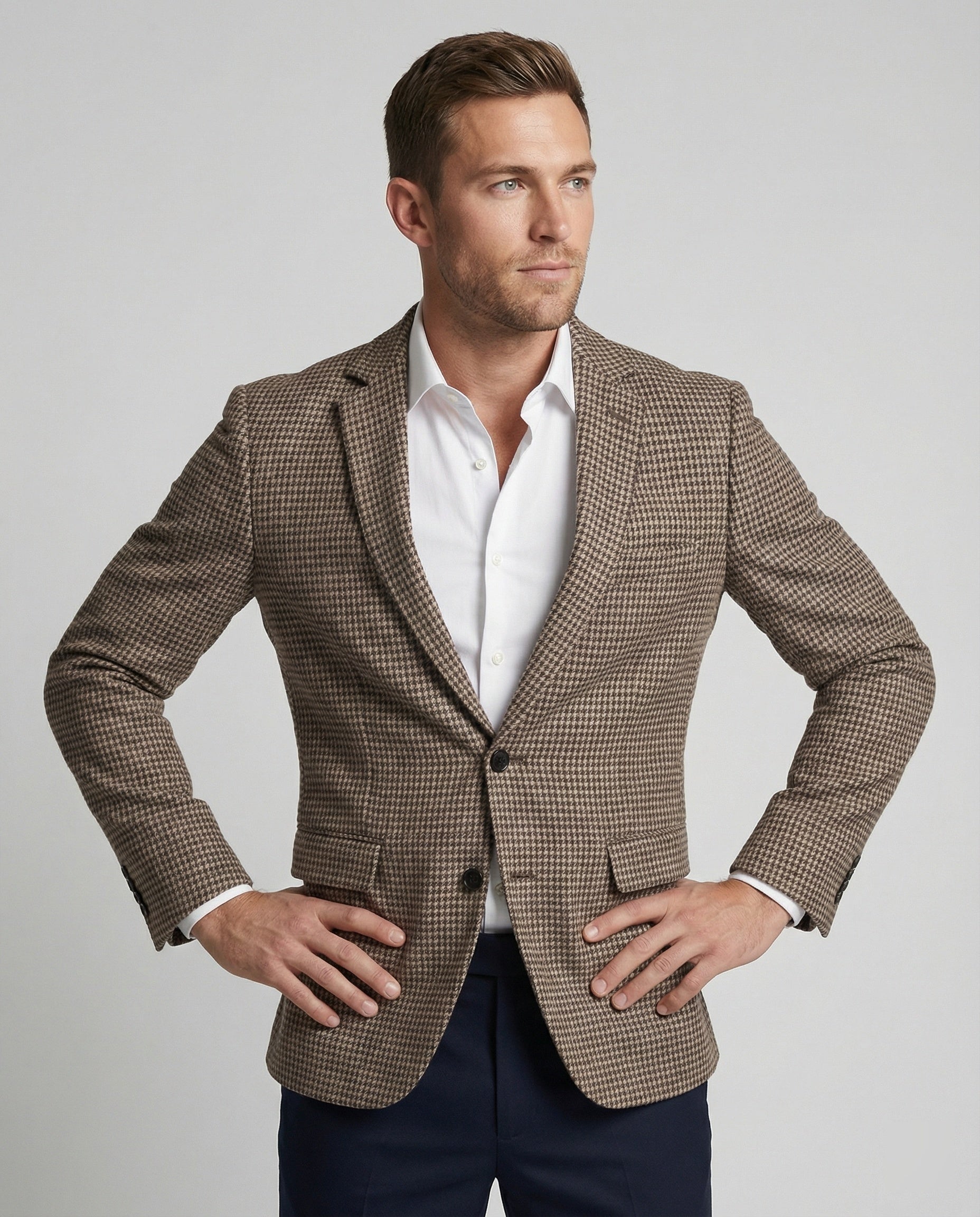 Herren Blazer kariert modern - Norvielle