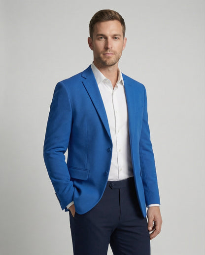 Herren Blazer Strukturstoff