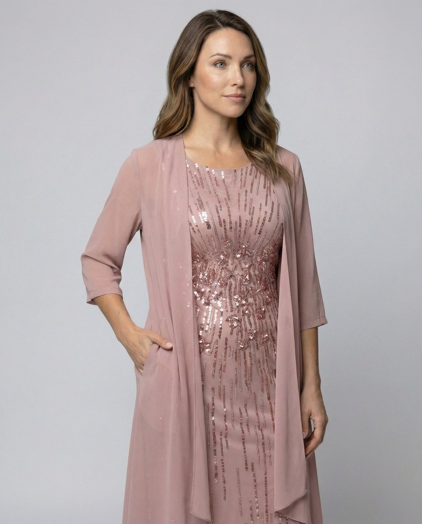 Elegantes Damenkleid Individuell Gedruckt