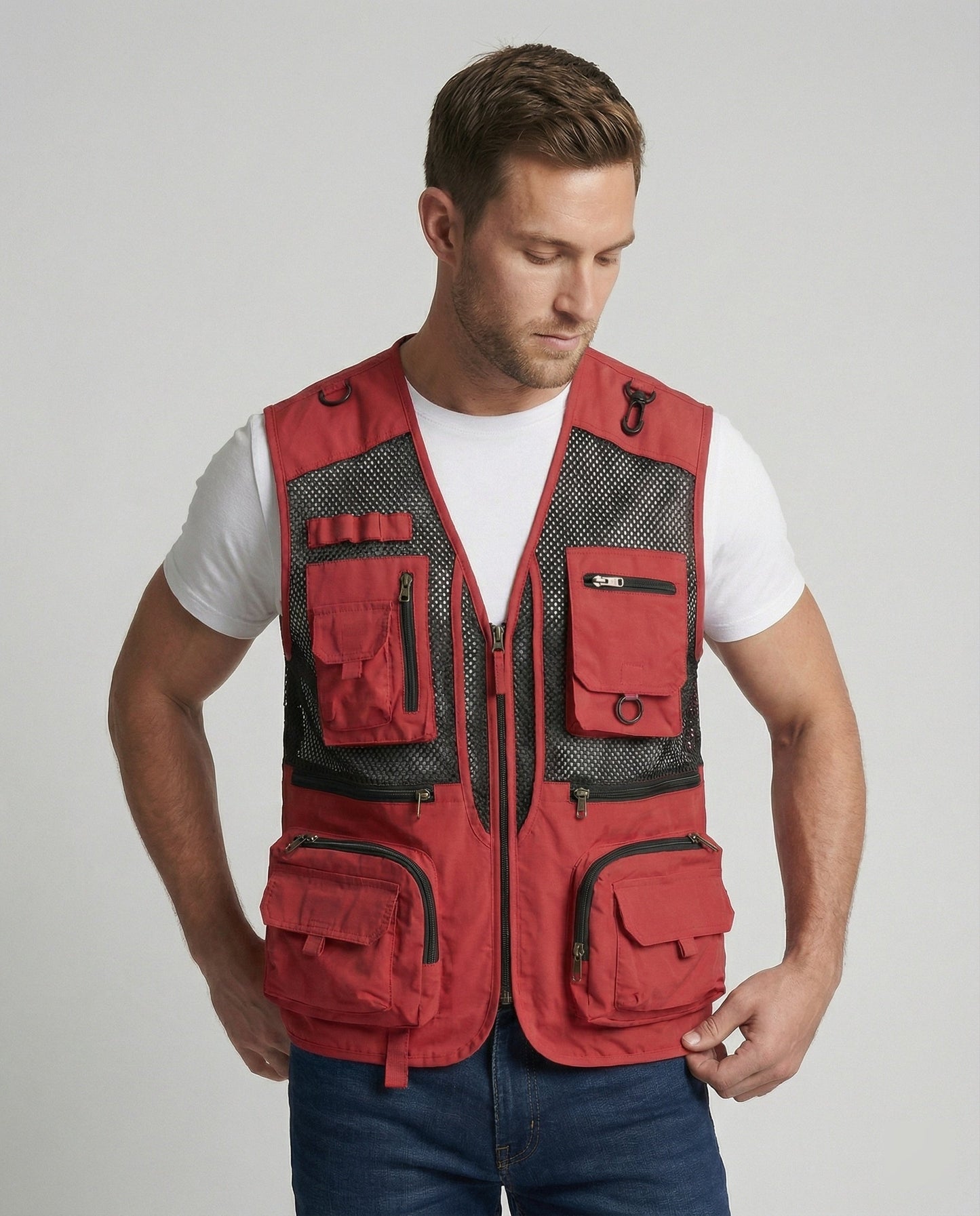 Leichte Herren Multi-Pocket-Weste - Norvielle